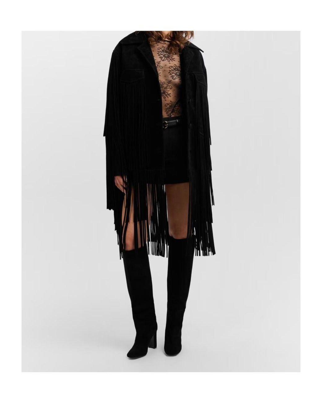 Dolce & Gabbana Black Suede Structured Leather Jacket