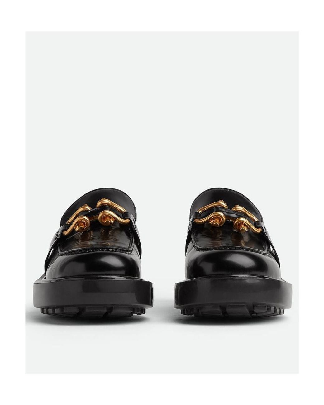 Bottega Veneta Black Monsieur Loafers for men