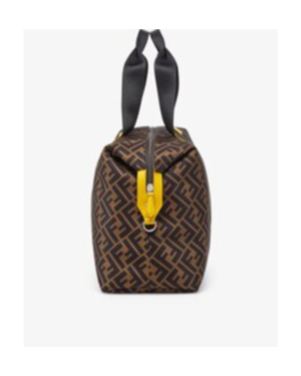 Fendi Brown Kids Roma Ff Motif Travel Bag for men