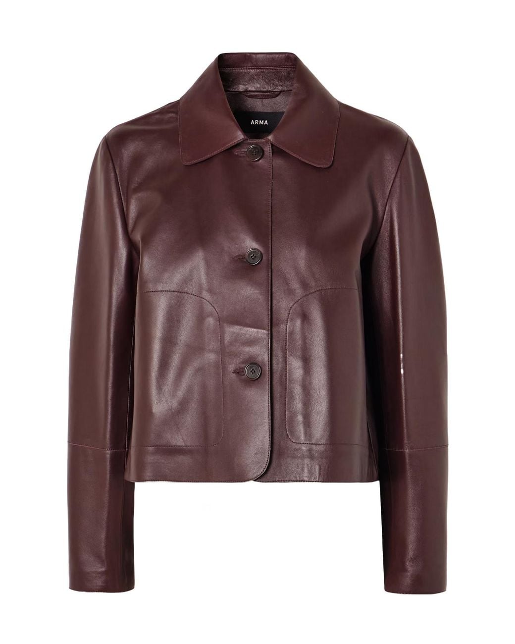 Arma Brown Emy Leather Jacket