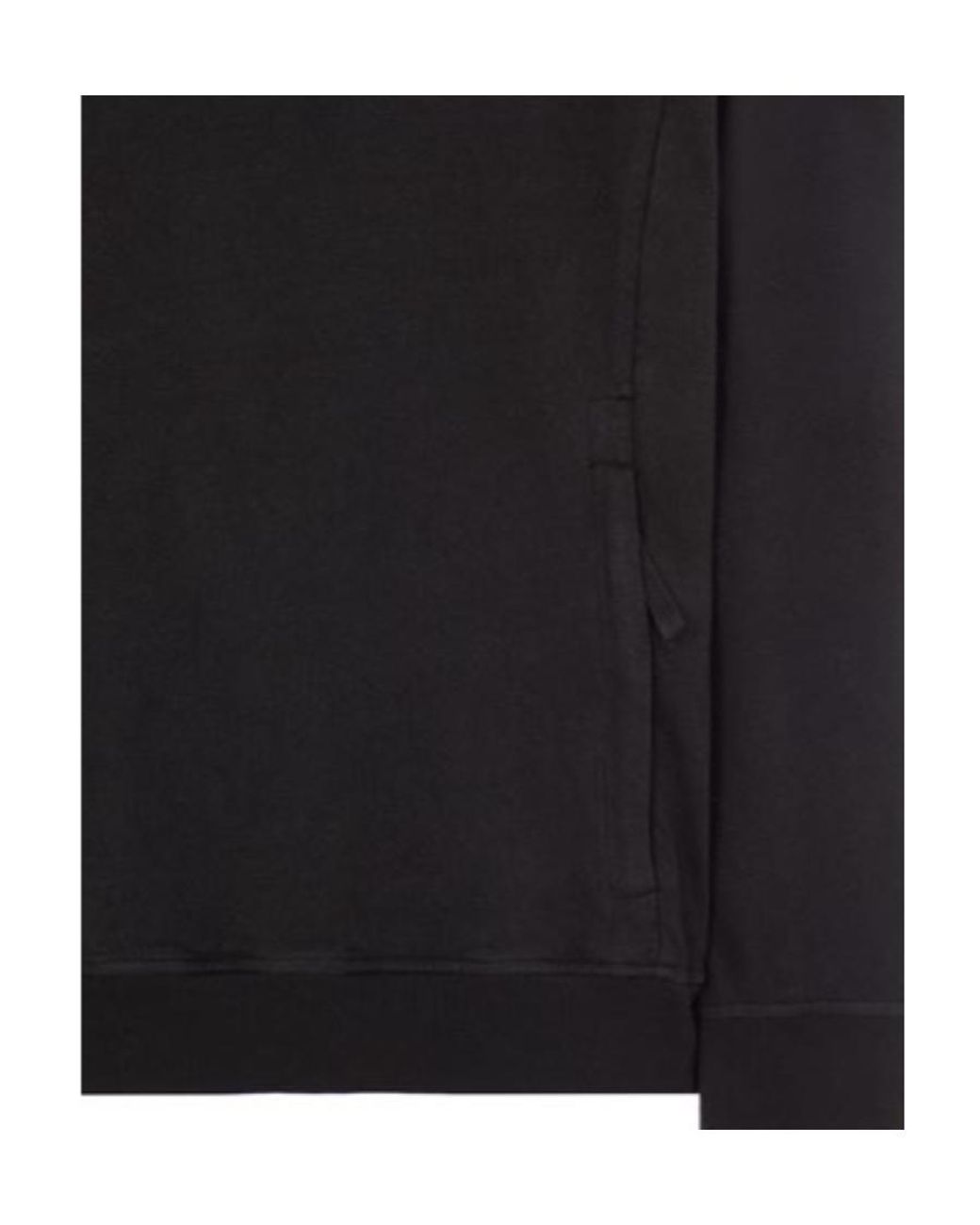 Stone Island Black Compass Patch Hoodie for men