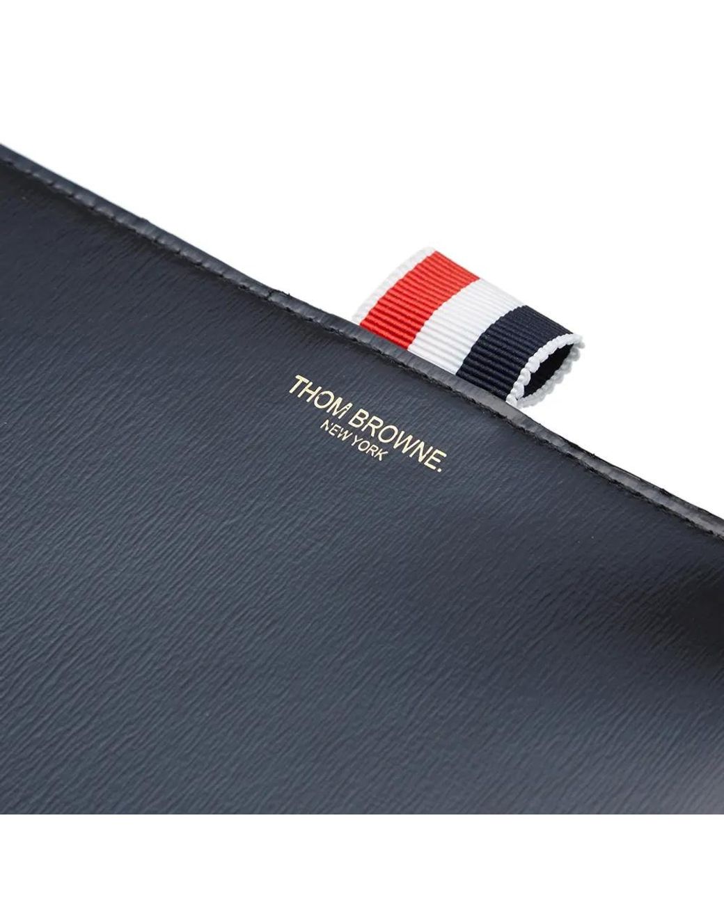 Thom Browne Black Logo Hand-Held Bag for men