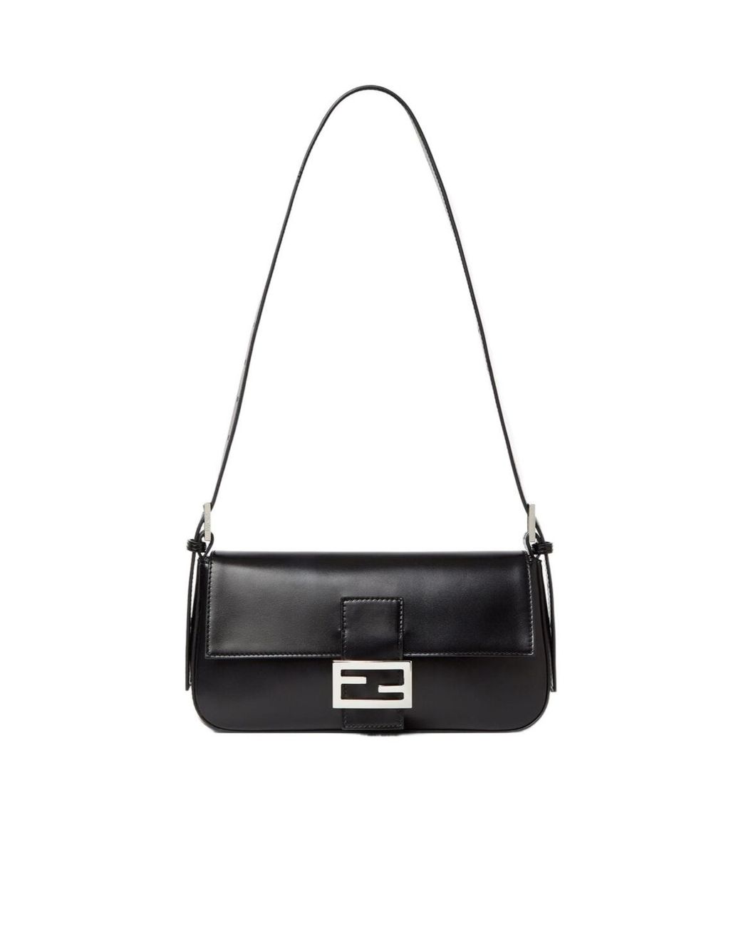 Fendi Black Baguette 26424 Shoulder Bag