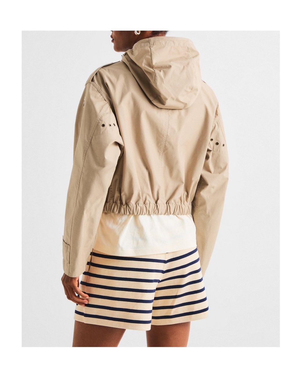 Moncler Natural Windproof Hooded Jacket
