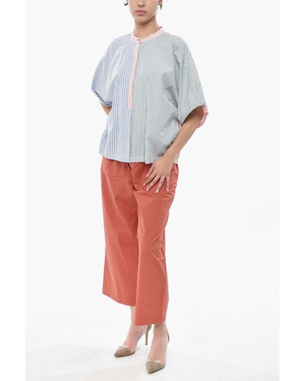 Woolrich Blue Striped Blouse