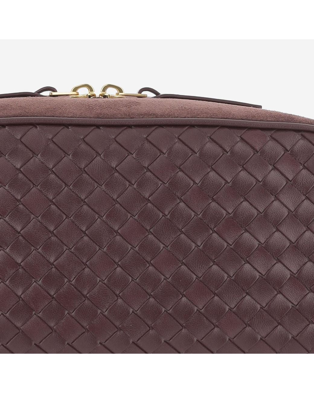 Bottega Veneta Brown Zipper Clutch