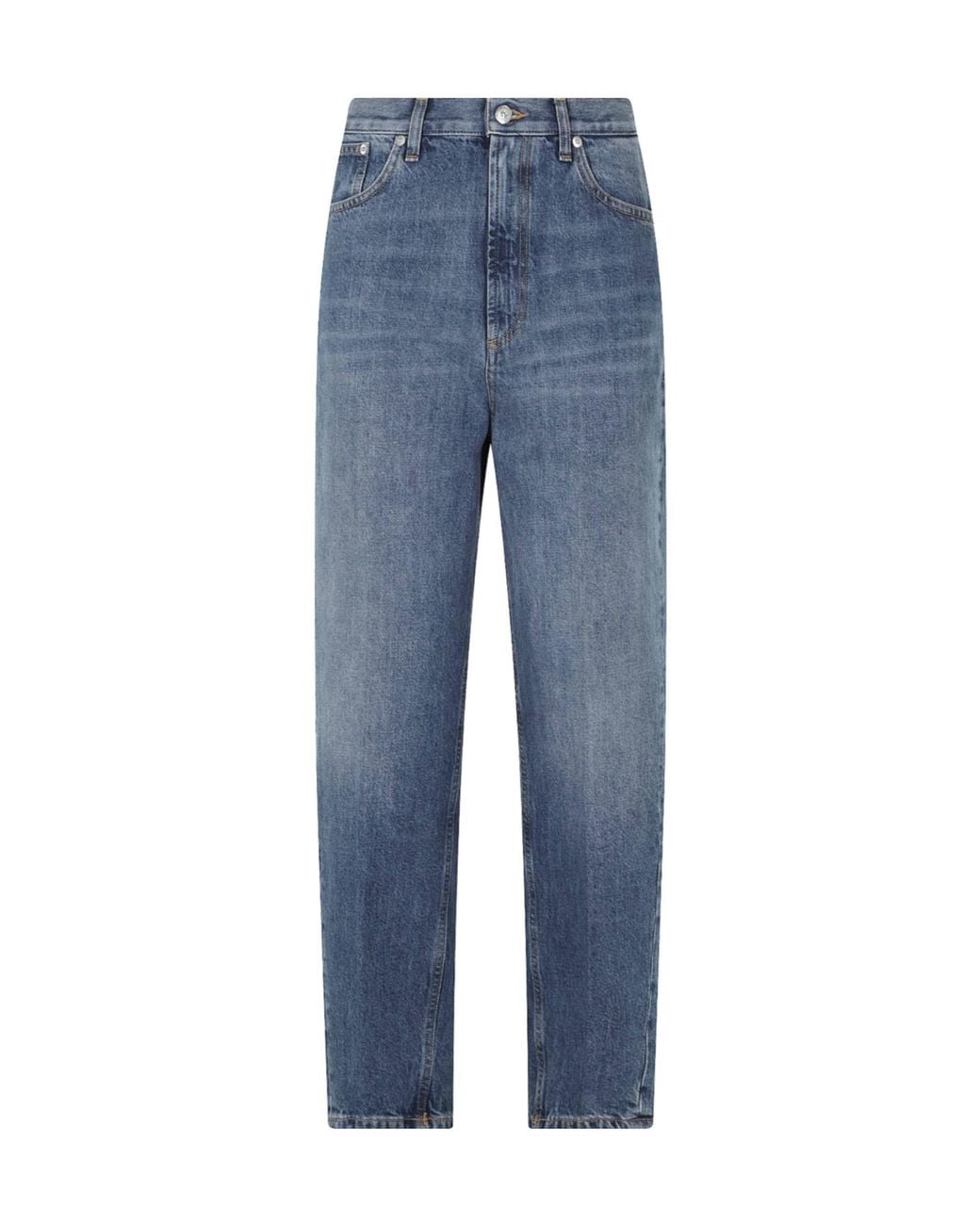 Dondup Blue Bessie Loose Fit Jeans