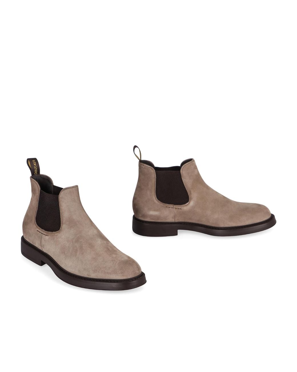 Doucal's Brown Blake Construction Chelsea Boots for men