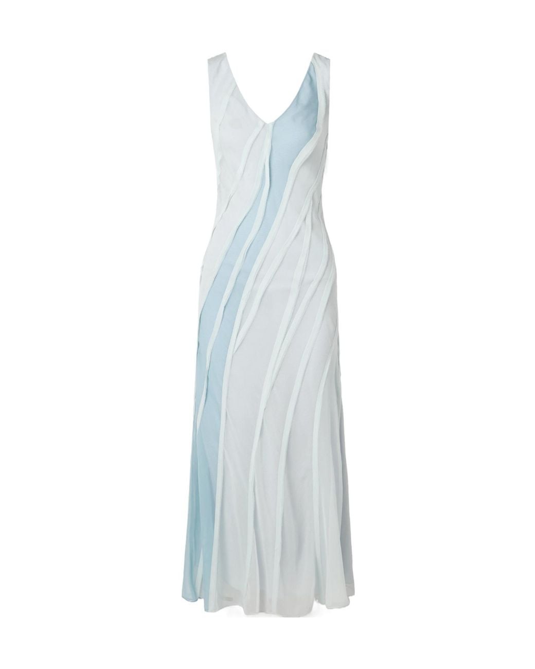 Jason Wu Blue Silk-Chiffon Maxi Dress