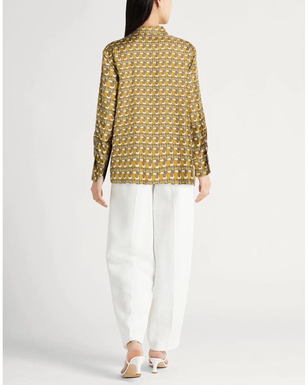Max Mara Metallic Multi-Color Long Shirt