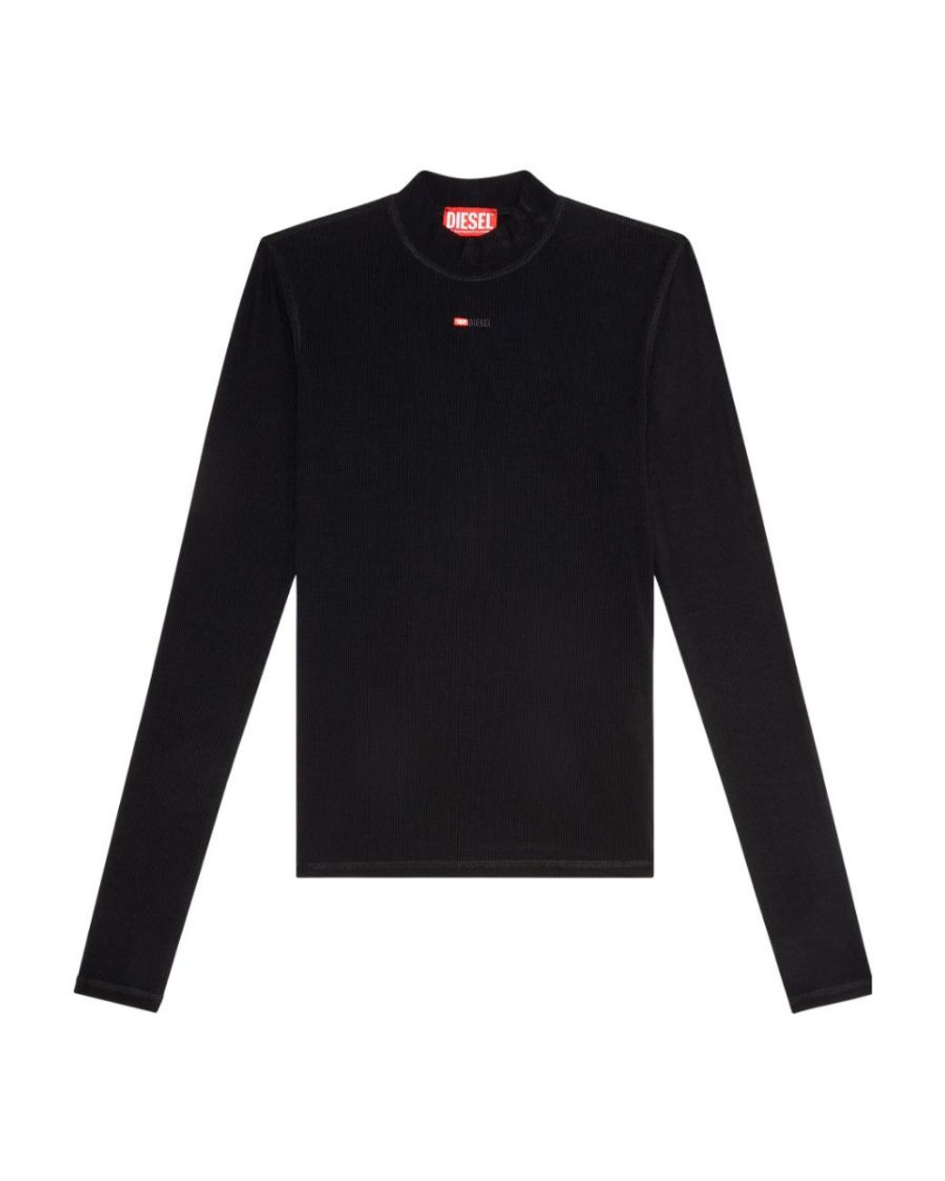 DIESEL Blue T-Mokky-Ls-Microdiv Top
