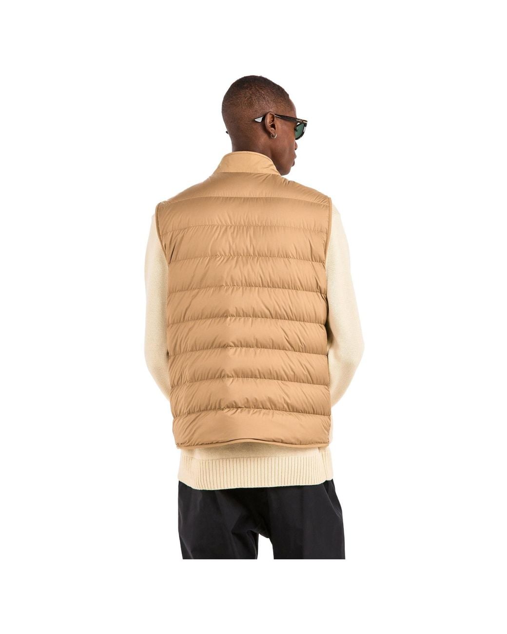 Moncler Natural Hybrid Fleece Vest for men
