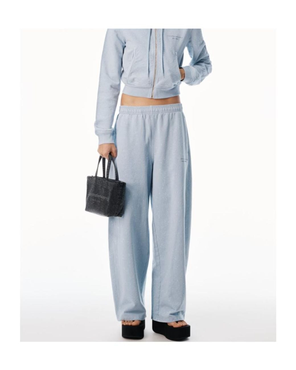 Alexander Wang Blue Straight-Leg Pants