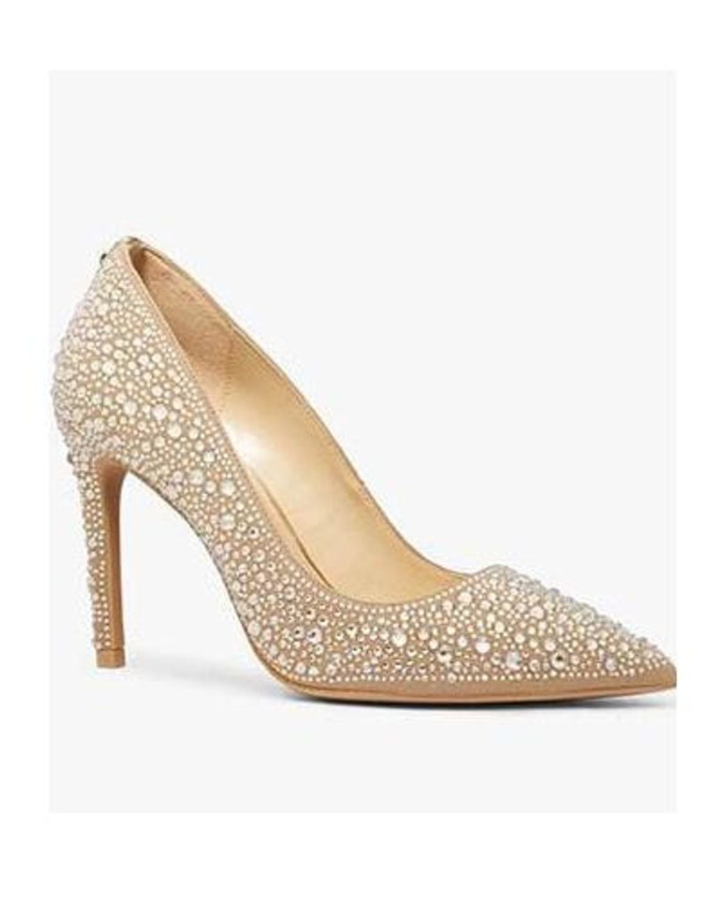 Michael Kors White Michael Alina Flex Embellished Pumps
