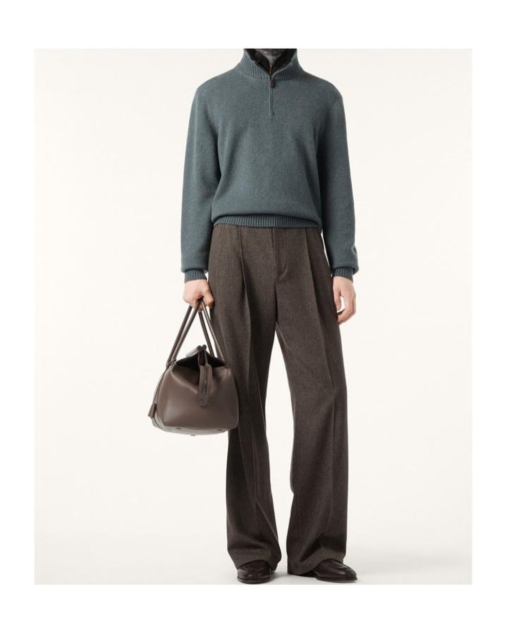 Loro Piana Blue Parksville Sweater for men