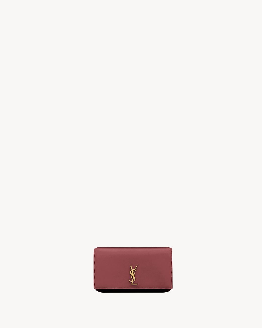 Saint Laurent White Cassandre Phone Holder