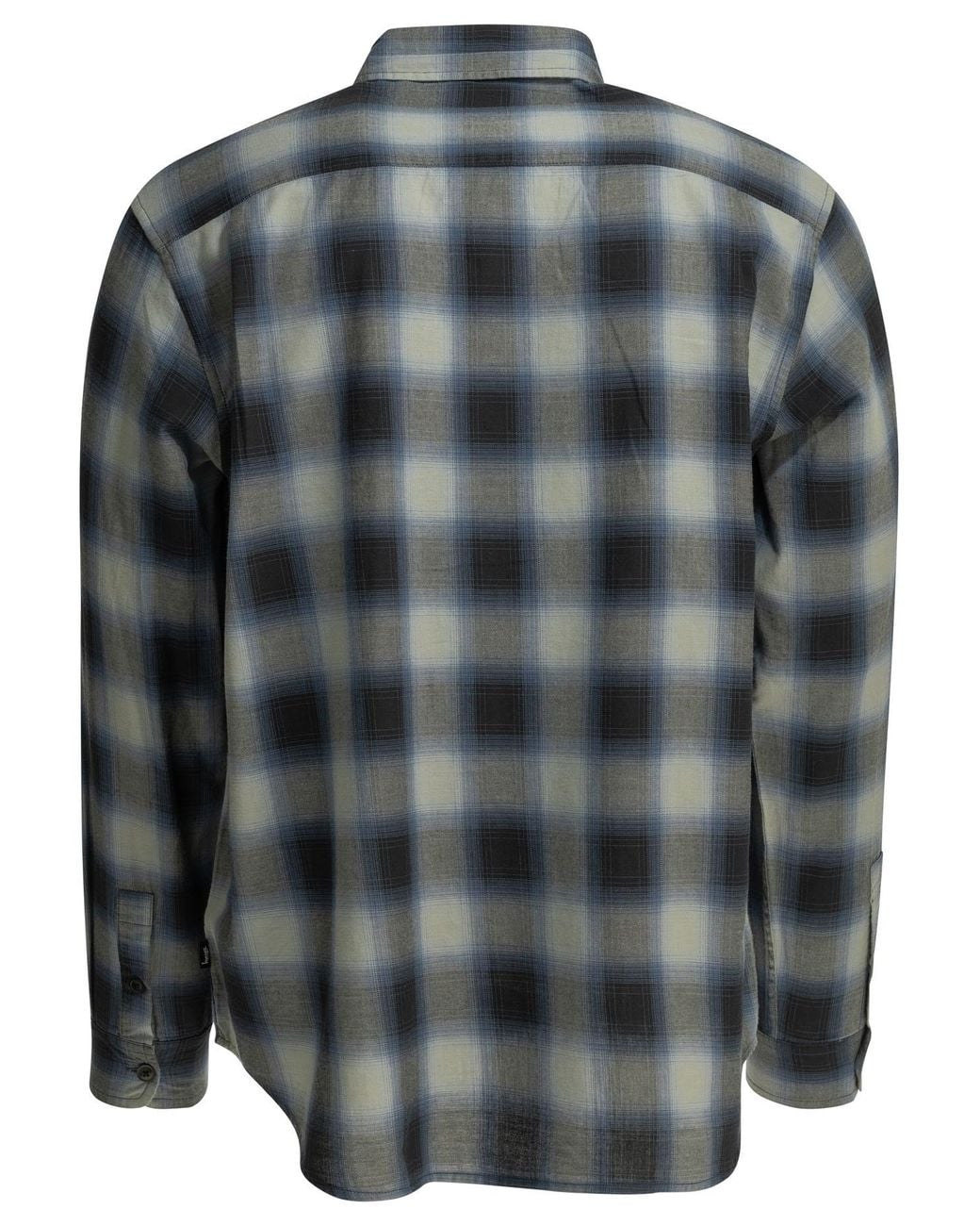 Stussy Gray Stüssy Checked Long Sleeve Shirt for men