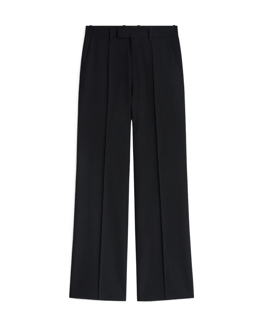 Phoebe Philo Black Wool Belt Loop Trousers