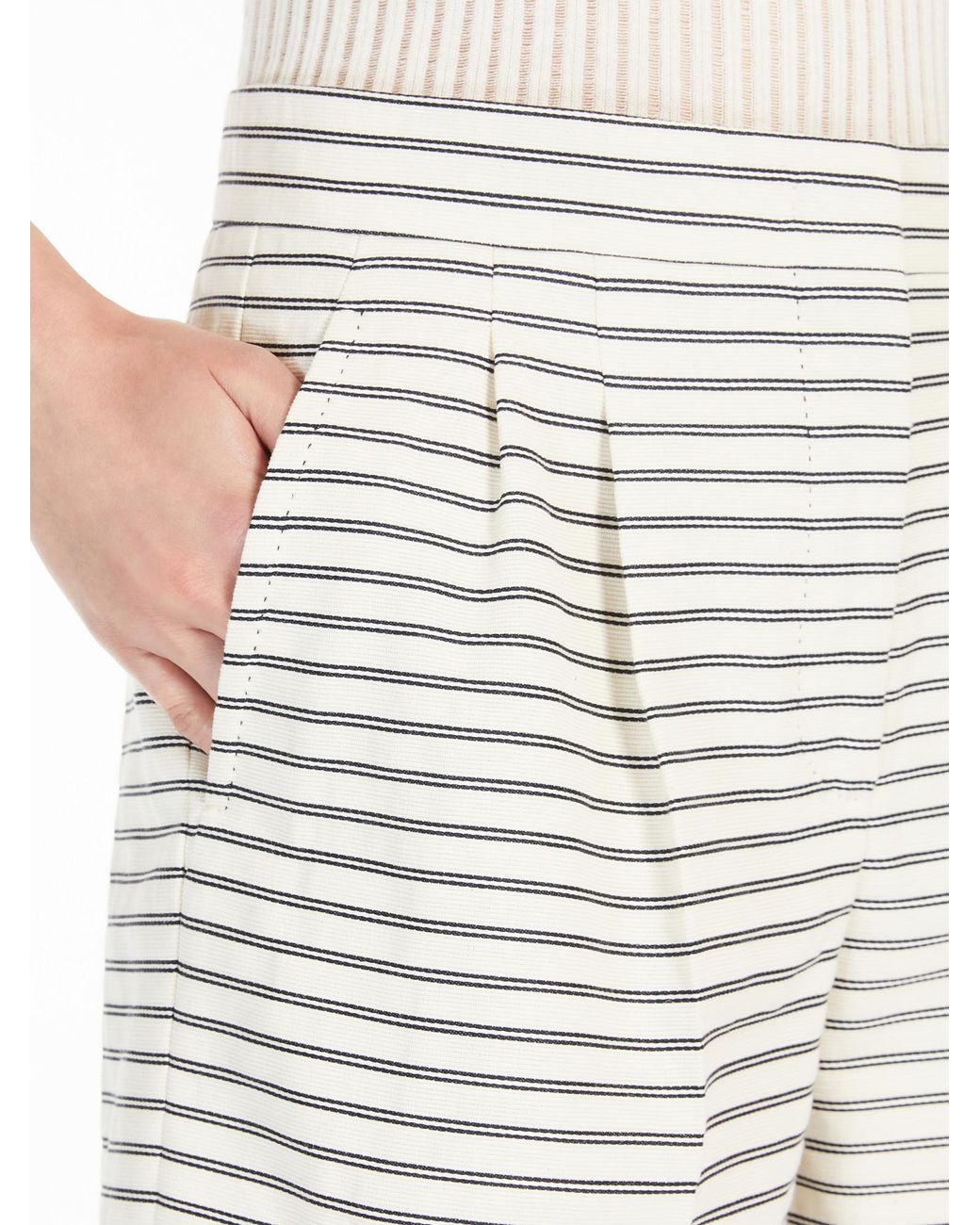 Max Mara Multicolor Studio Umbro Striped Bermuda Shorts