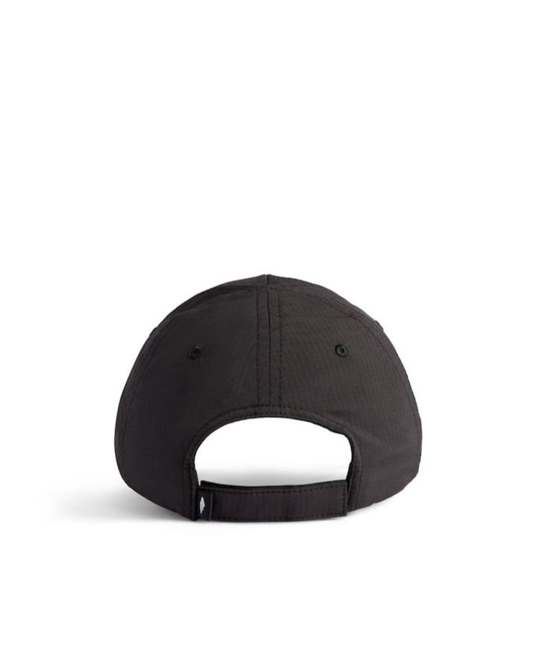 Balenciaga Black Logo Embroidered Cap for men