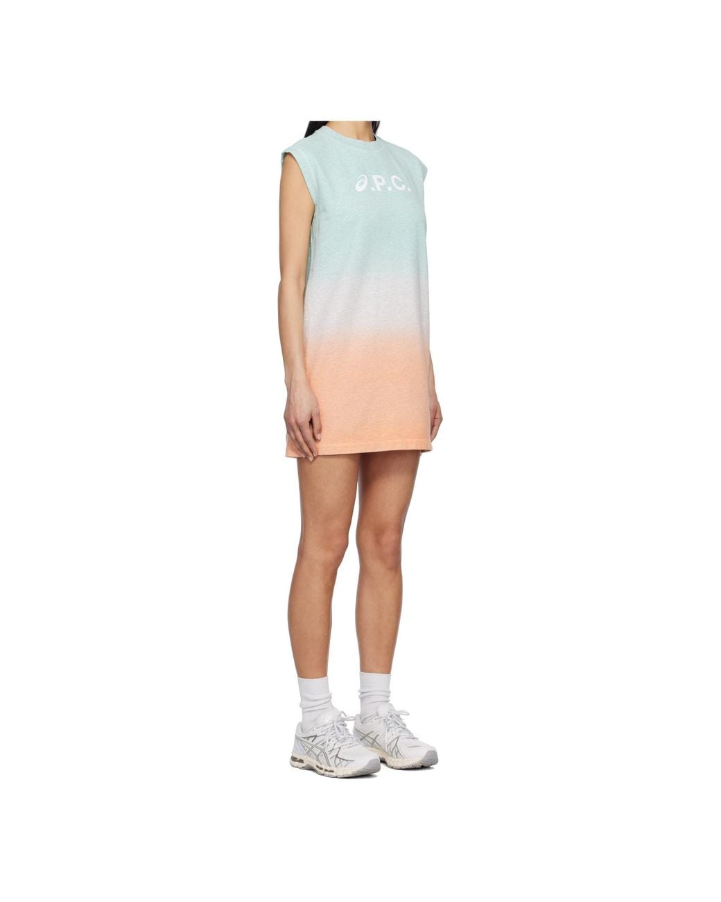 A.P.C. White Valey Mini Dress