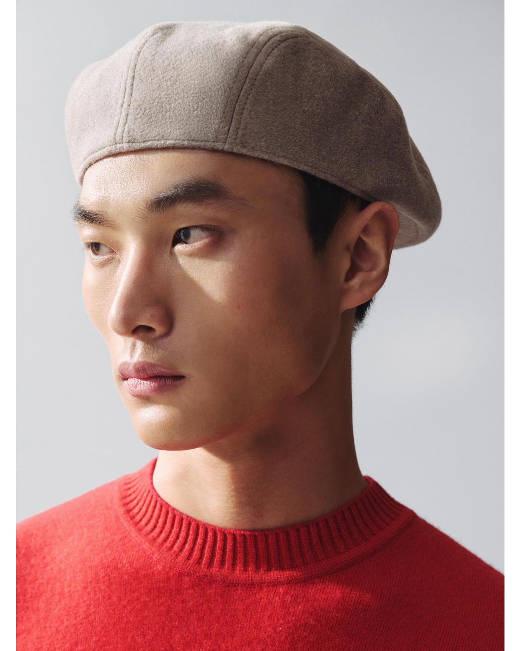 Jacquemus White The Valérie Beret for men