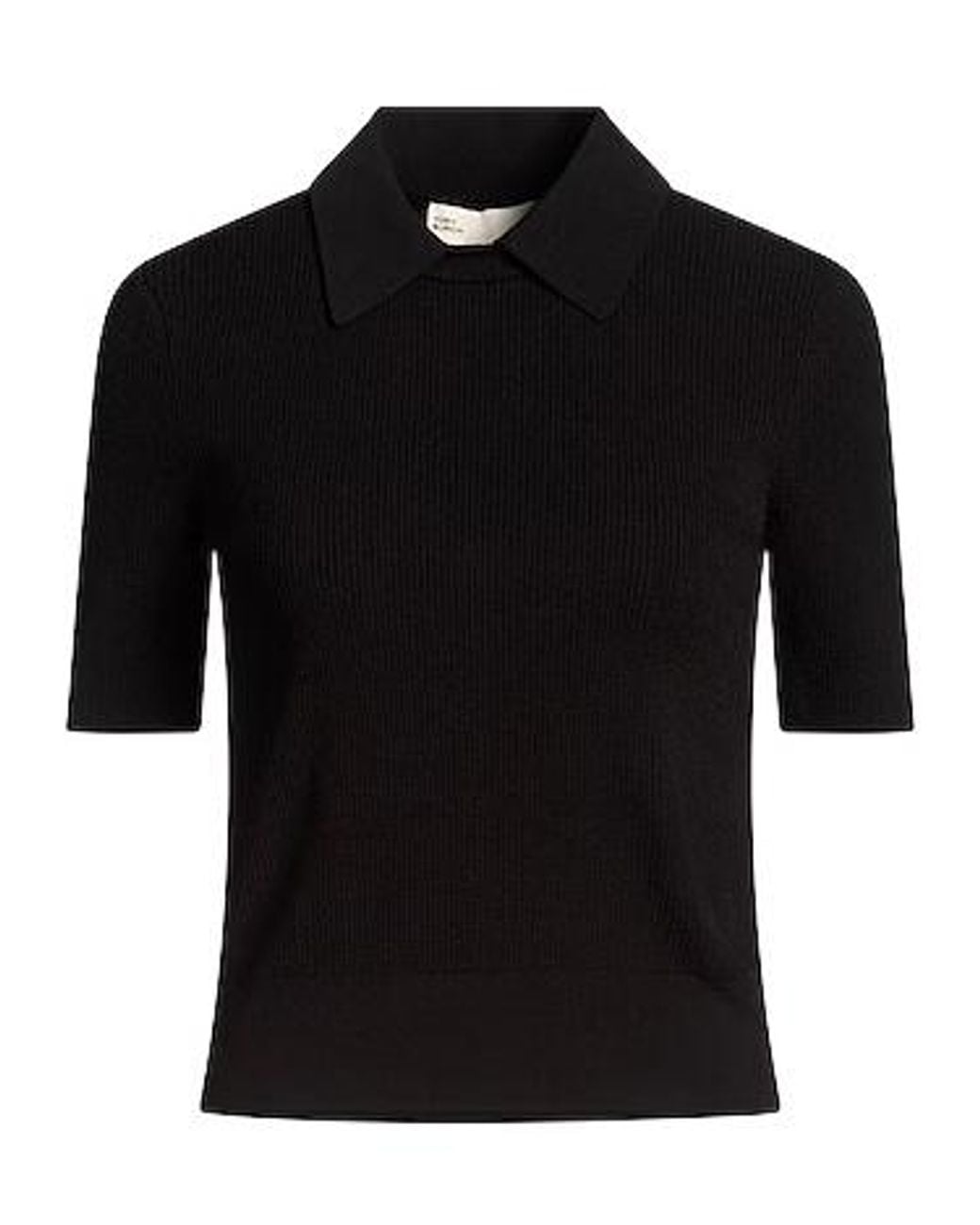 Tory Burch Black Plain Colour Jumpers