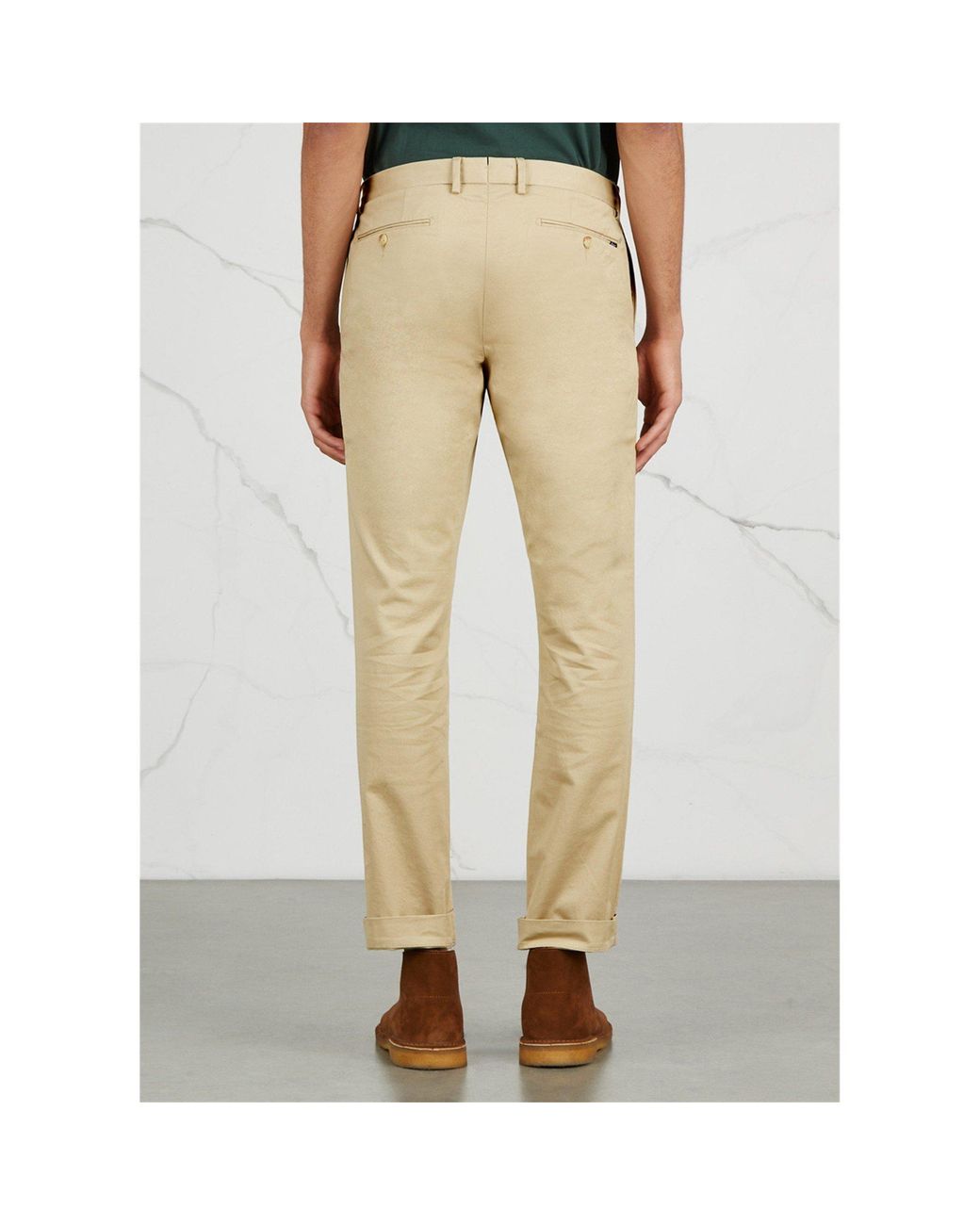 Polo Ralph Lauren Natural Casual Slim-Fit Trousers for men