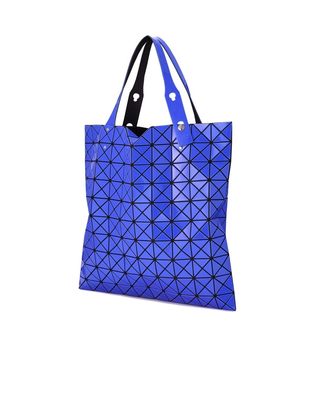 Issey Miyake Blue Prism Gloss Geometric-Panel Tote Bag
