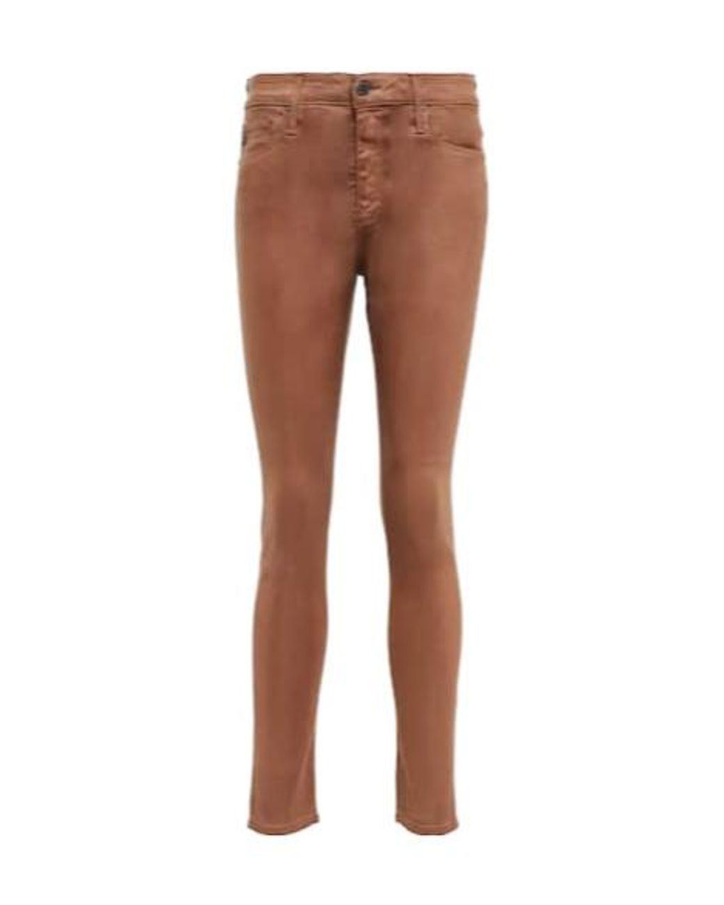 AG Jeans Brown Skinny Ankle High-Rise Jeans