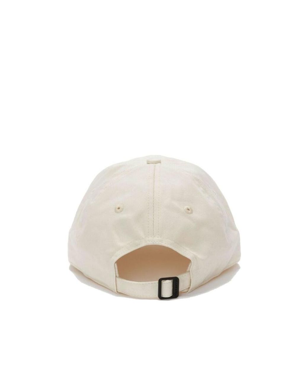 J.W. Anderson White Jw Anderson Curved Peak Logo Embroidered Baseball Cap