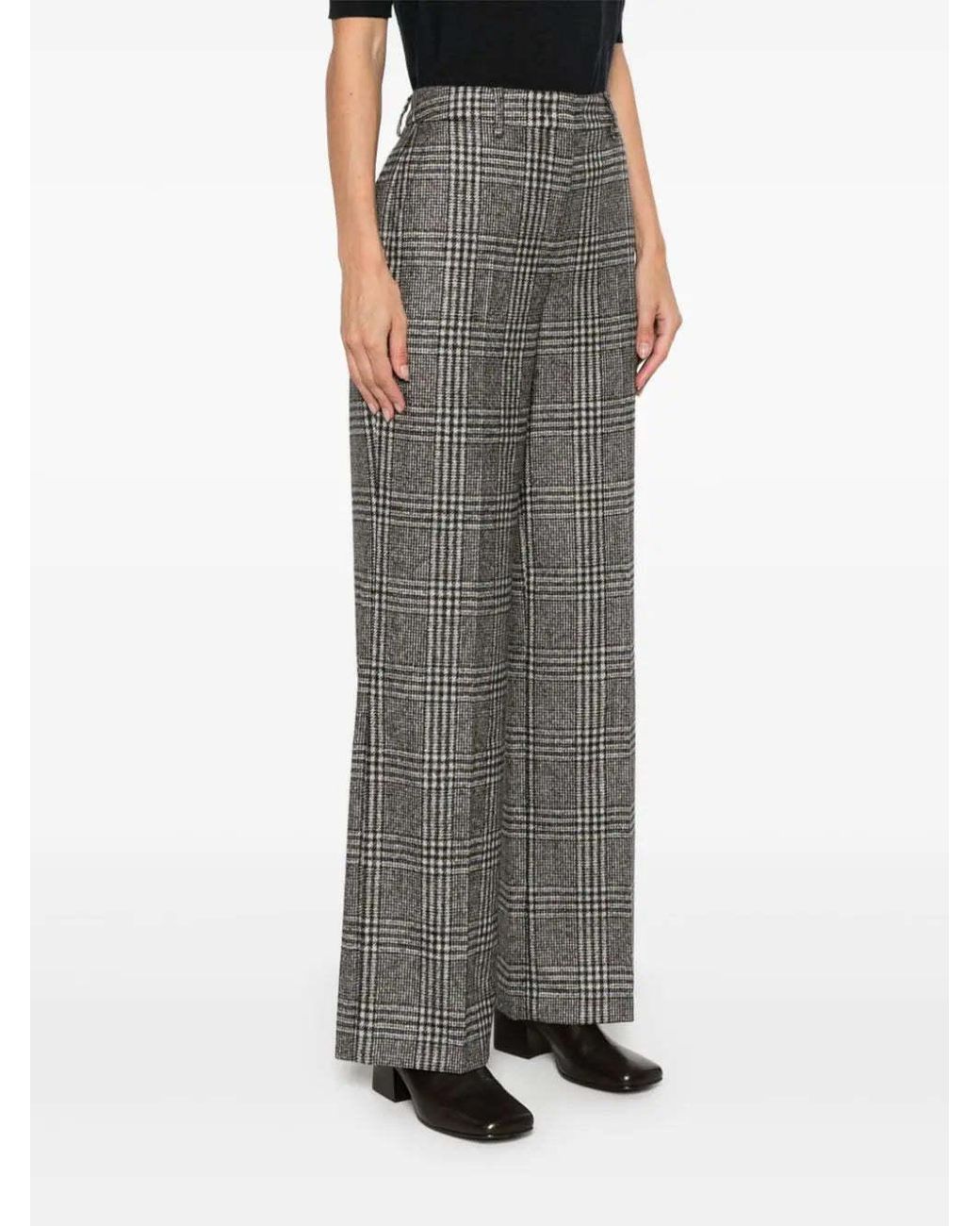 Lorena Antoniazzi Gray Belt-Loop Casual Pants