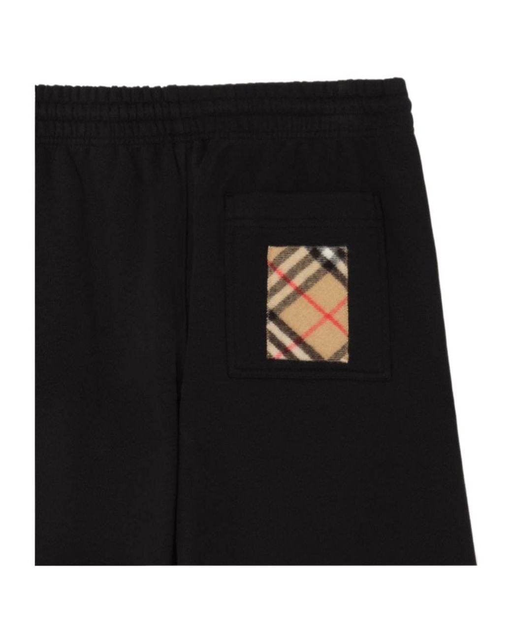 Burberry Black Straight-Leg Drawstring Sweatpants