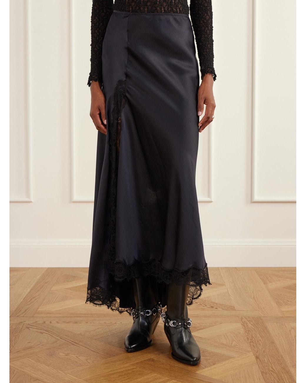 Isabel Marant Blue Lace Skirt