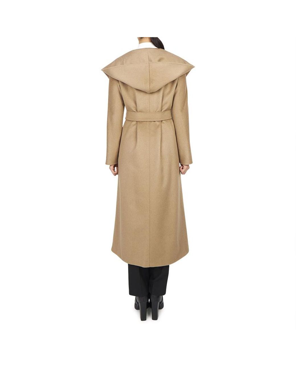 Max Mara Natural Studio Danton Tie-Waisted Coat