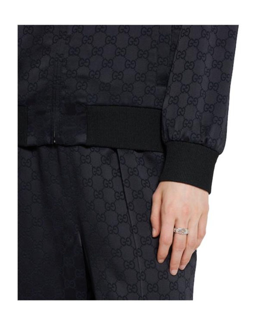 Gucci White Interlocking Ring for men