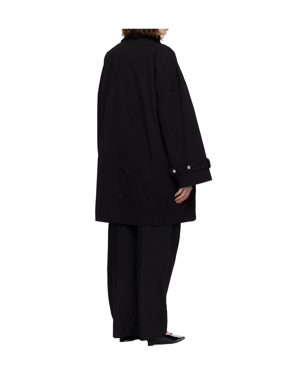 Totême  Blue Totême Oversized Trench Jacket