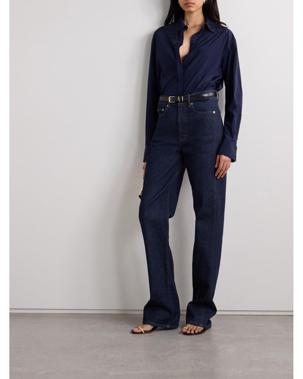 Proenza Schouler Blue Casual Warm Slippers