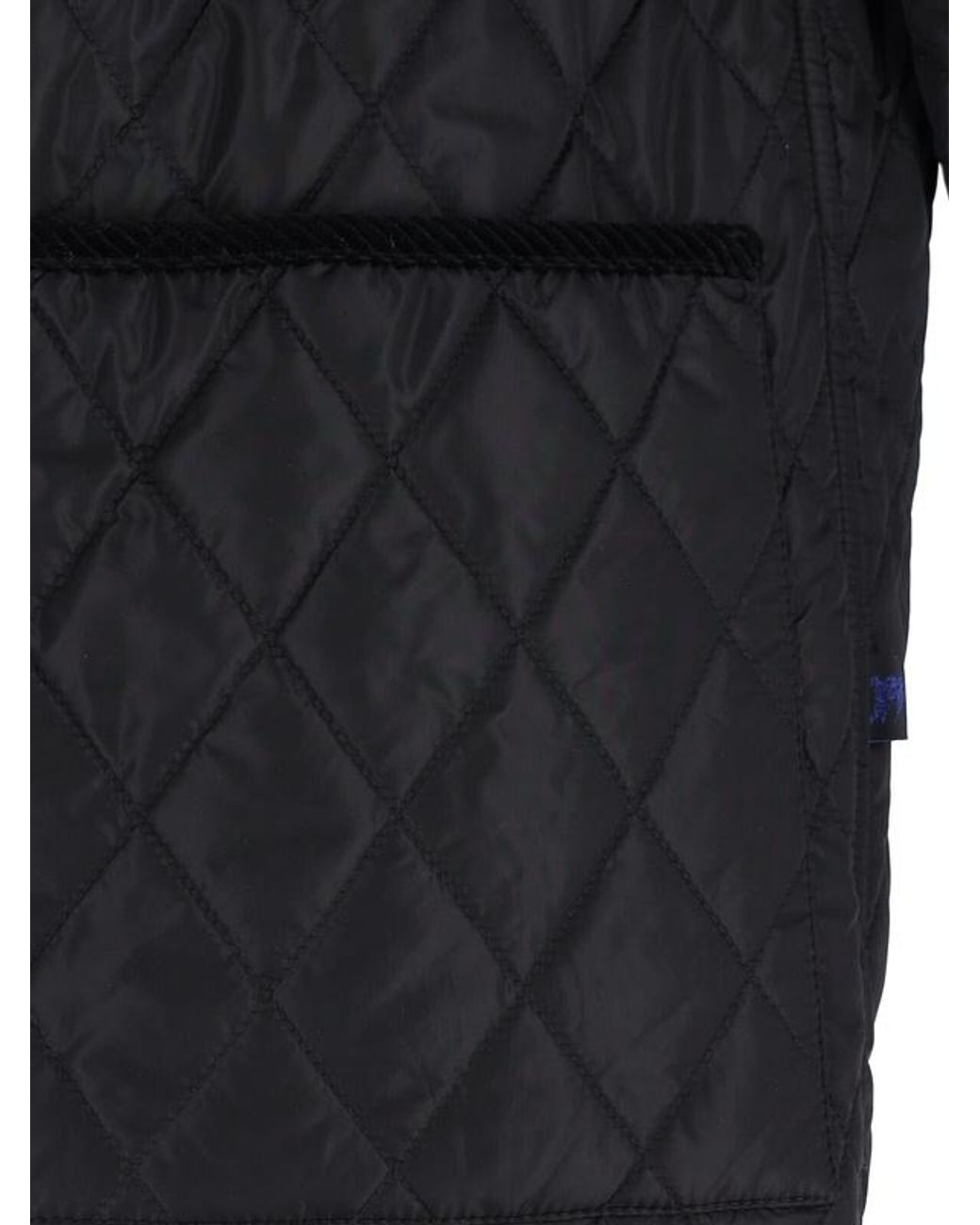 Burberry Blue Diamond Quilted Jacket