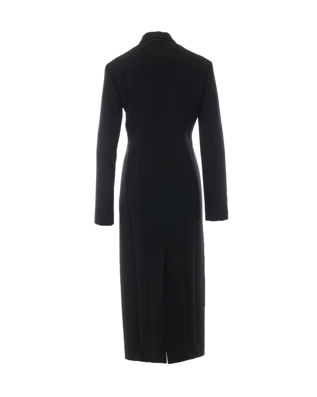 Alaïa Black Alaïa Double-Breasted Tailored Coat