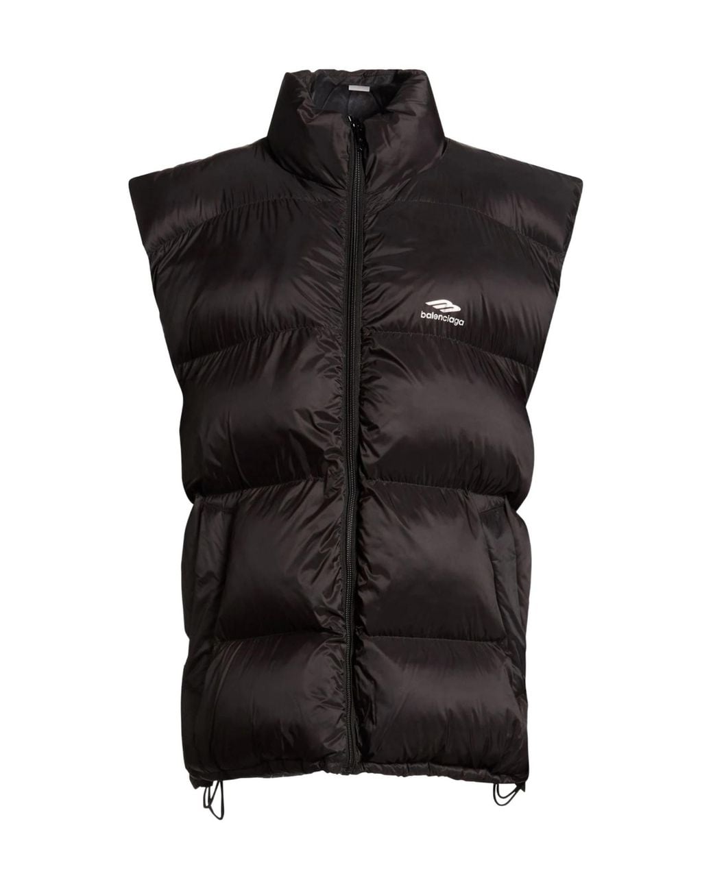 Balenciaga Black Zip Fastening Gilets