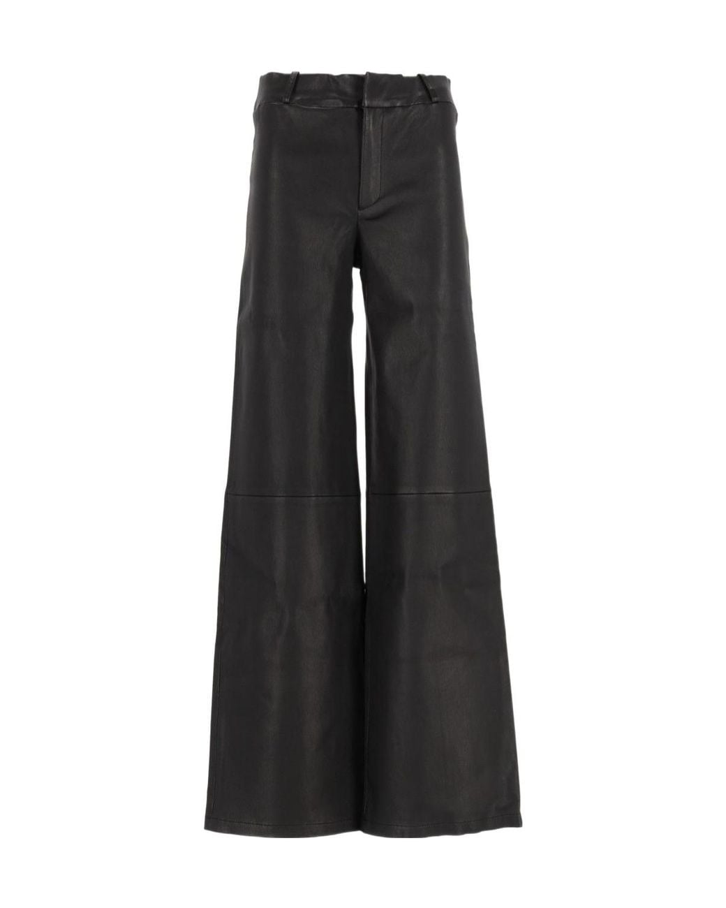 Arma Black Marina Stretch Wide-Leg Pants