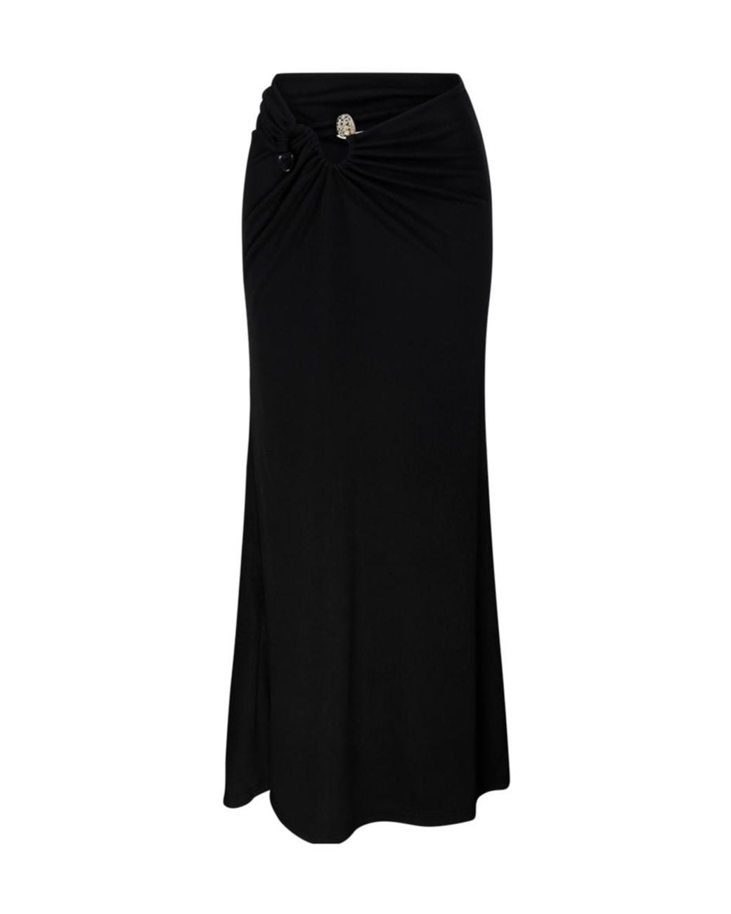 Christopher Esber Black Buckle Suspension Skirt