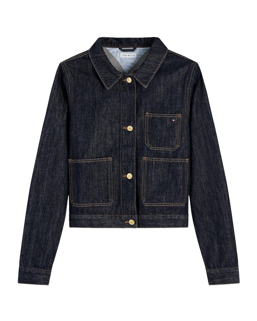 Tommy Hilfiger Blue Button-Up Denim Jacket
