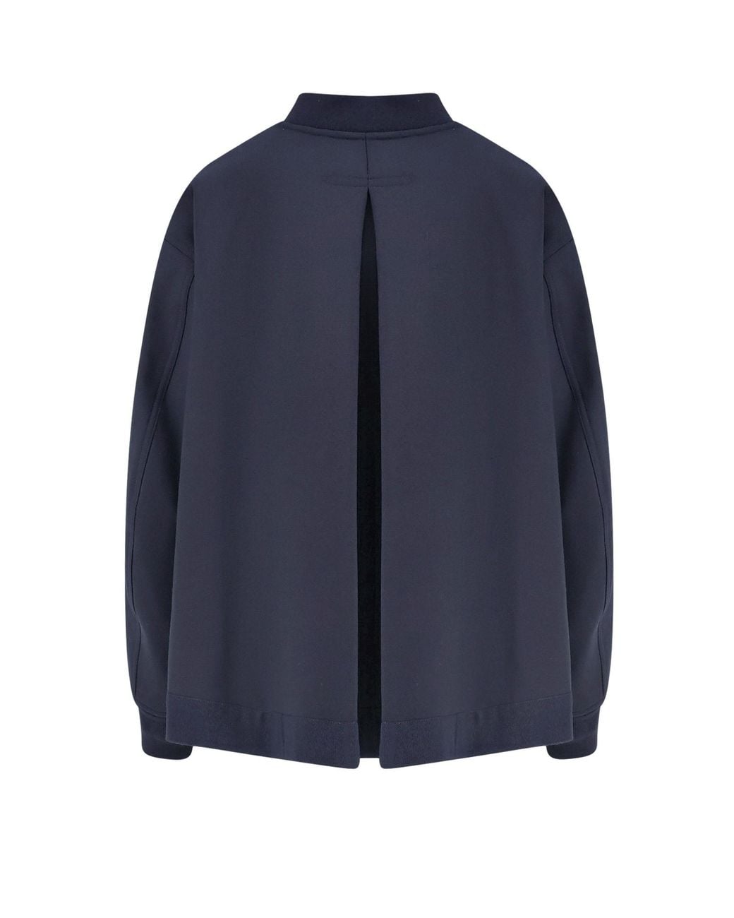 Semicouture Blue Zip Pocket Bomber Jacket