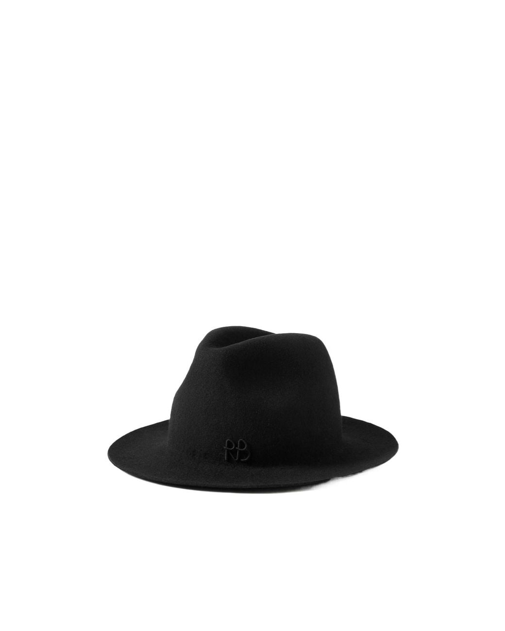 Ruslan Baginskiy Black Minimalist Wool Hat