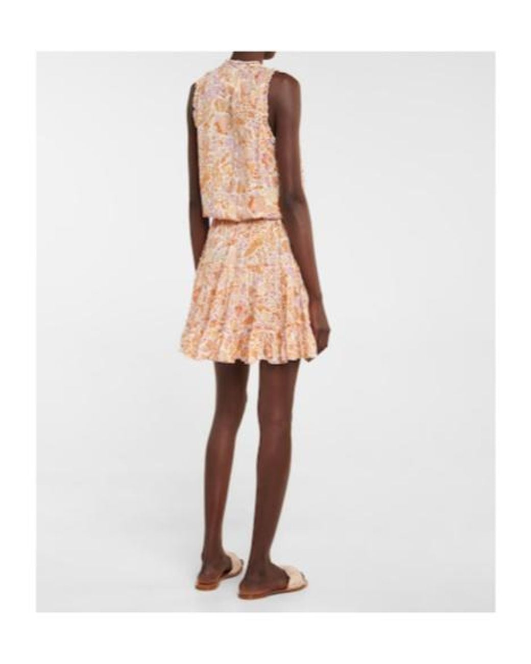 Poupette Pink Clara Printed Minidress