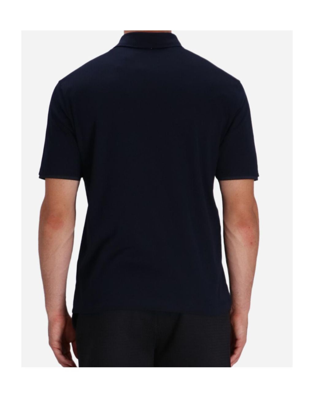 Herno Blue Cotton Polo Shirt for men