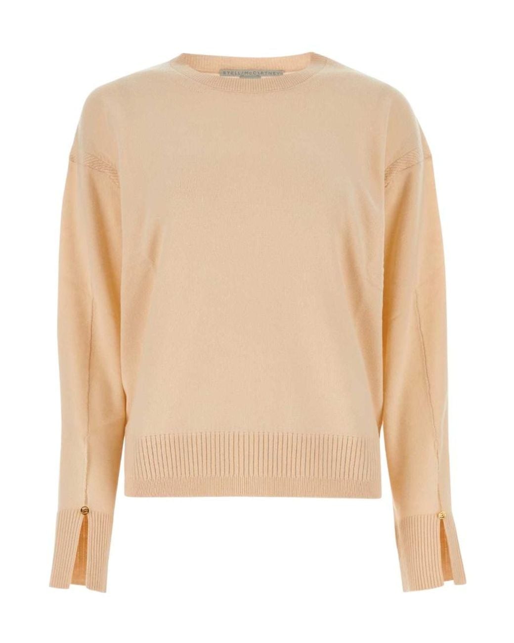 Stella McCartney Natural Iconics Crewneck Long-Sleeved Jumper
