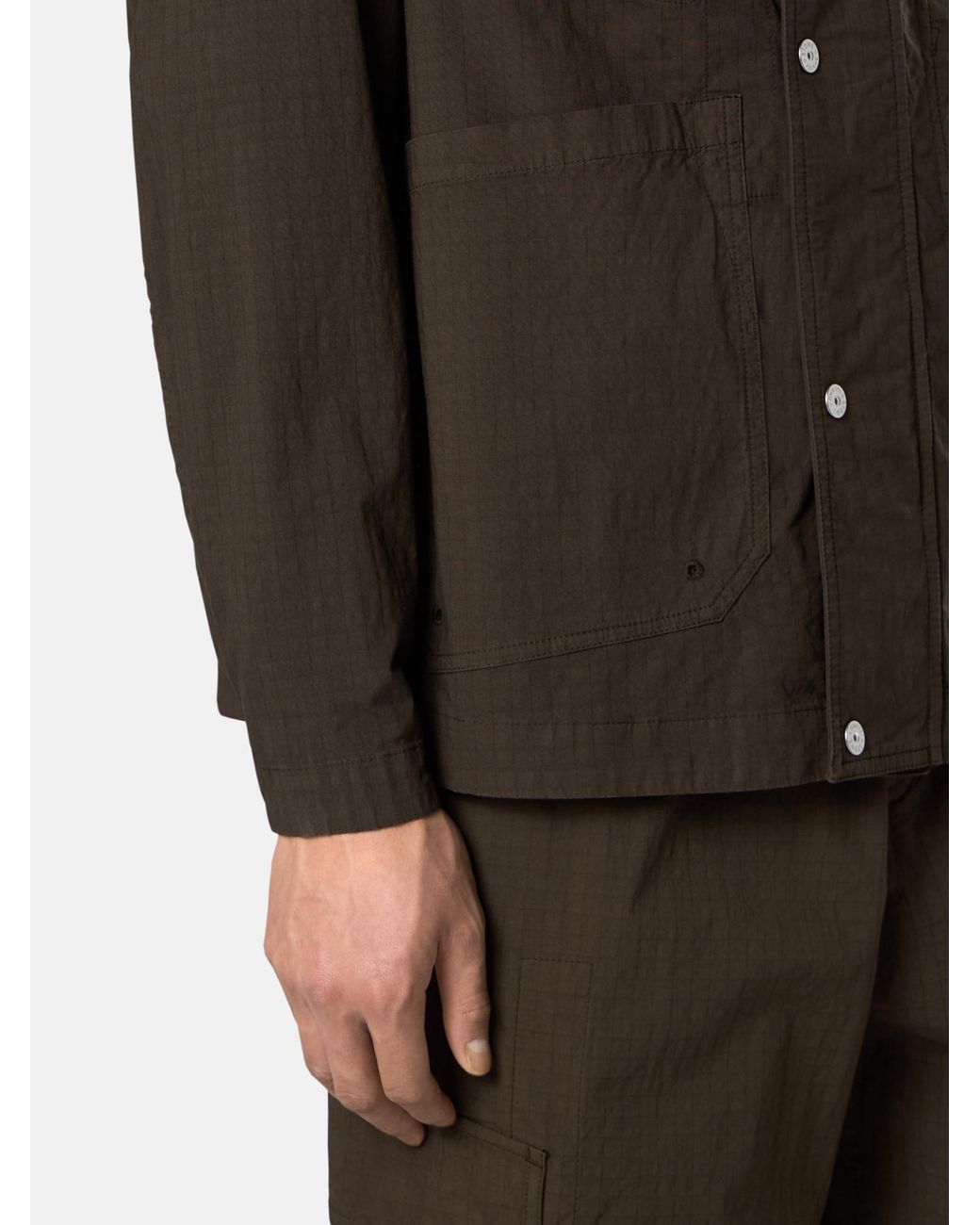 Stone Island Brown 4100044 Mil-Spec Stretch Ripstop-Tc for men